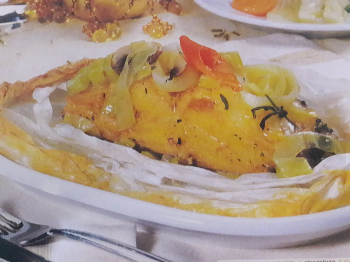 Bacalhau em papelote
