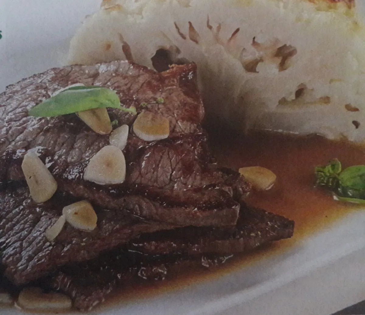 Bifes com cerveja