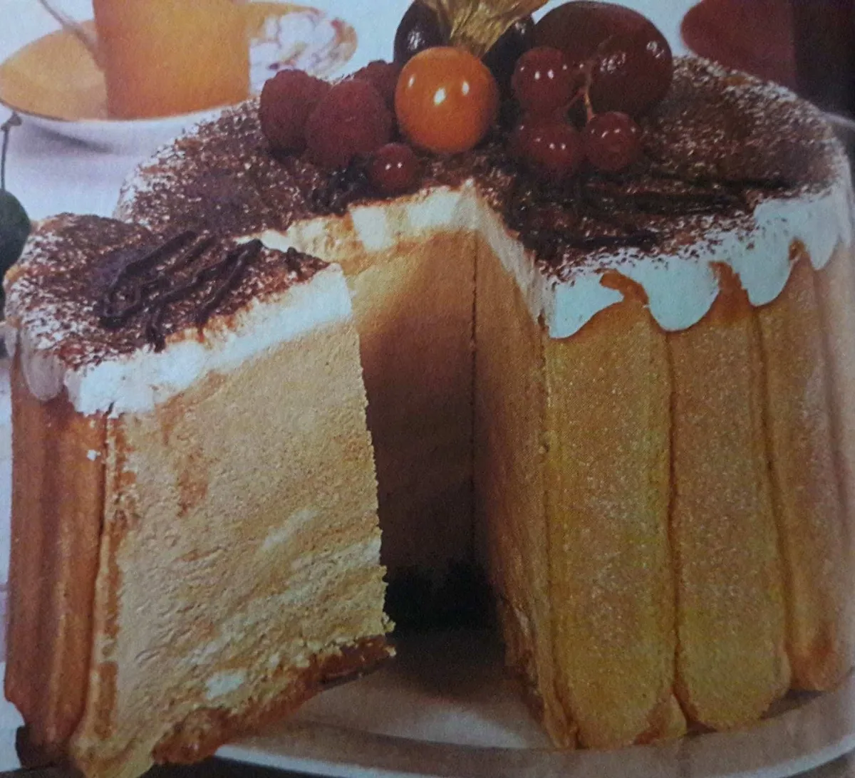 Bolo gelado de café