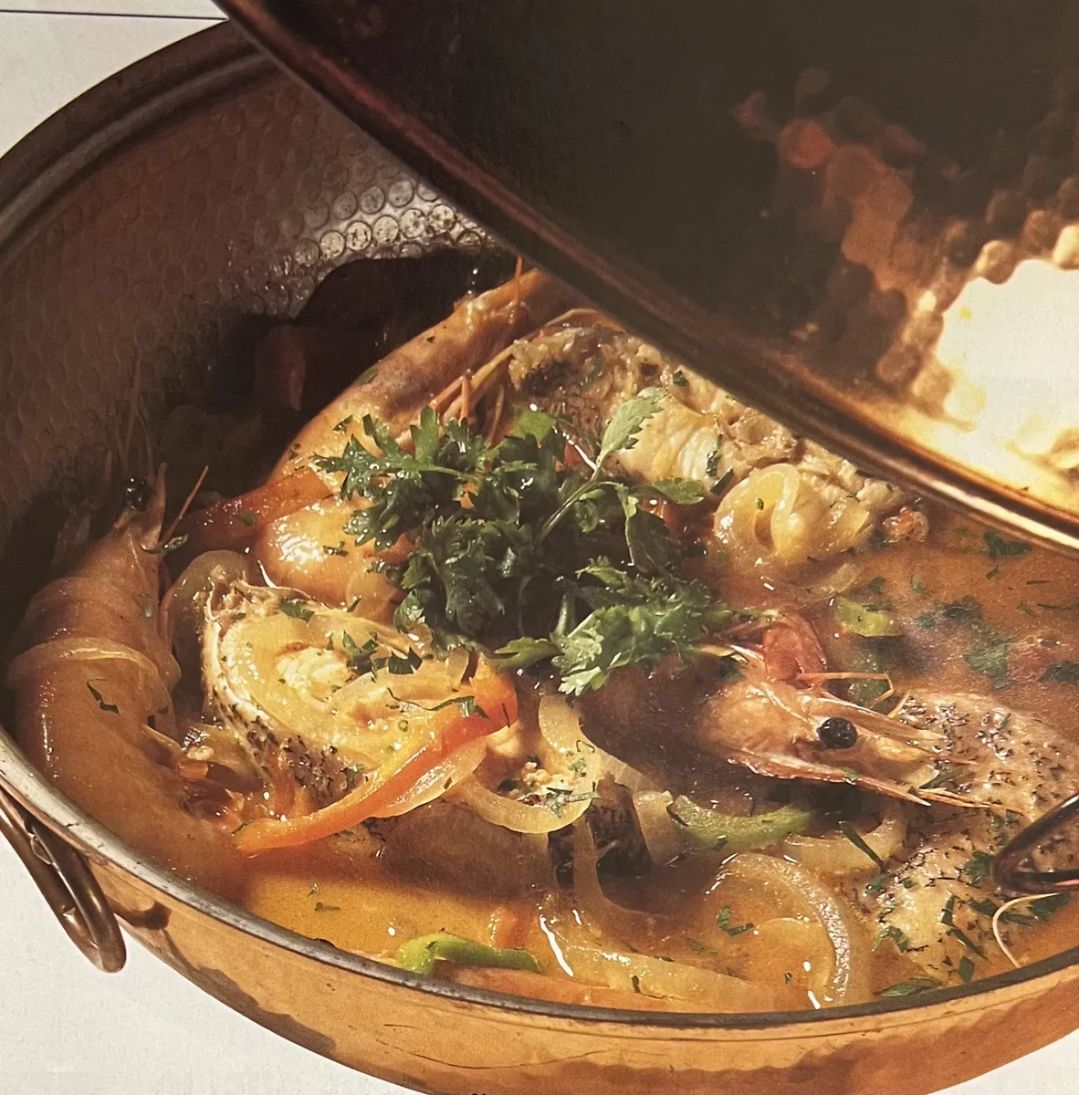 Cataplana de Cherne e Camarão