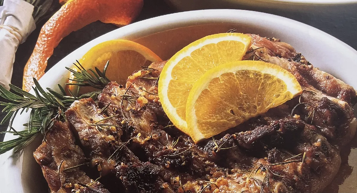 Entrecosto com Laranja