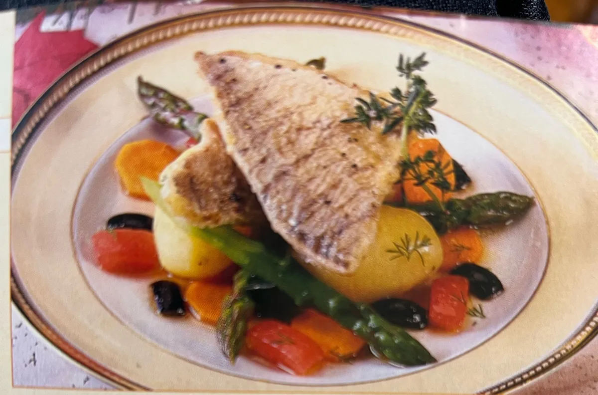 Filete de Ferreira com vinagre de ervas