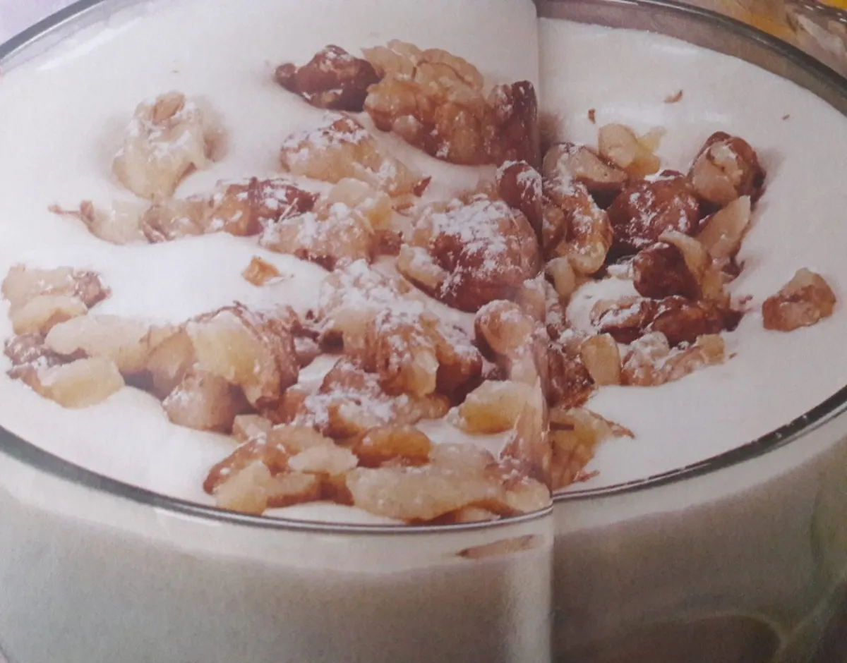 Mousse de Chantilly e Nozes