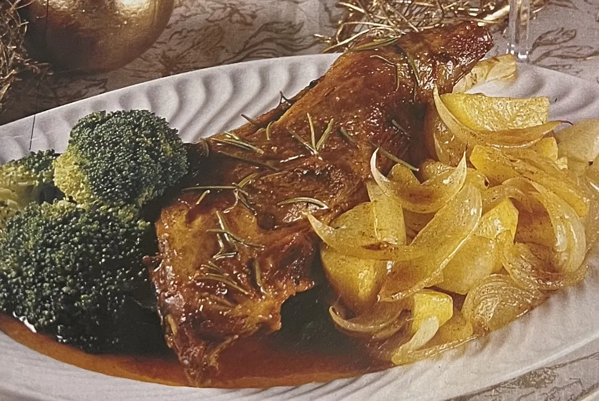 Perna de Cabrito Assada à padeiro