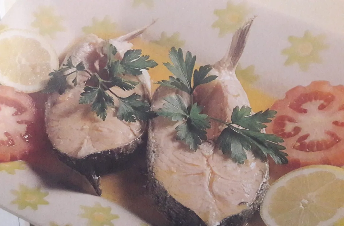 Postas de Salmão suadas com limão