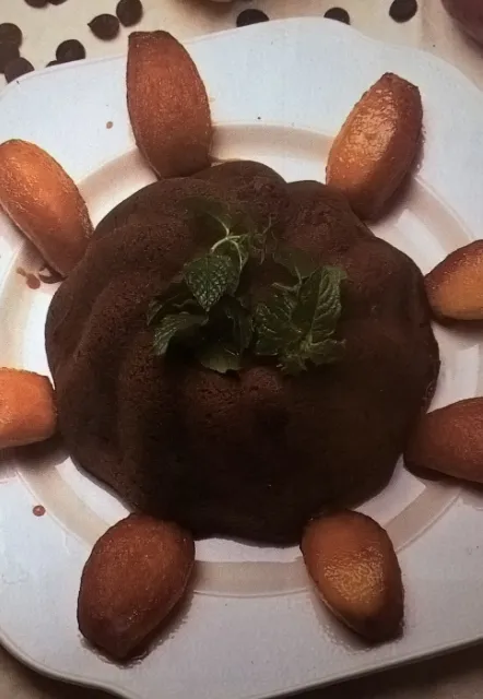 Pudim de Chocolate com Maçãs Caramelizadas