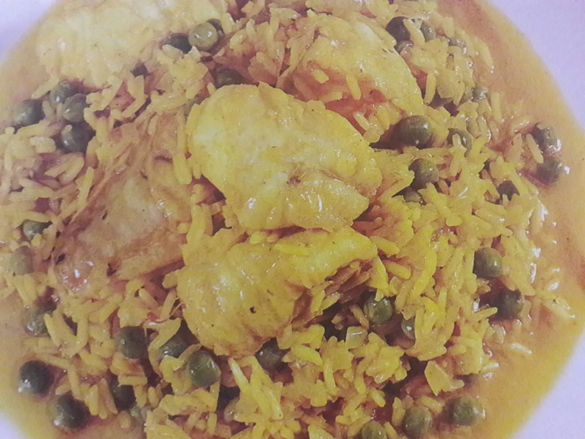 Tamboril com Arroz de Caril
