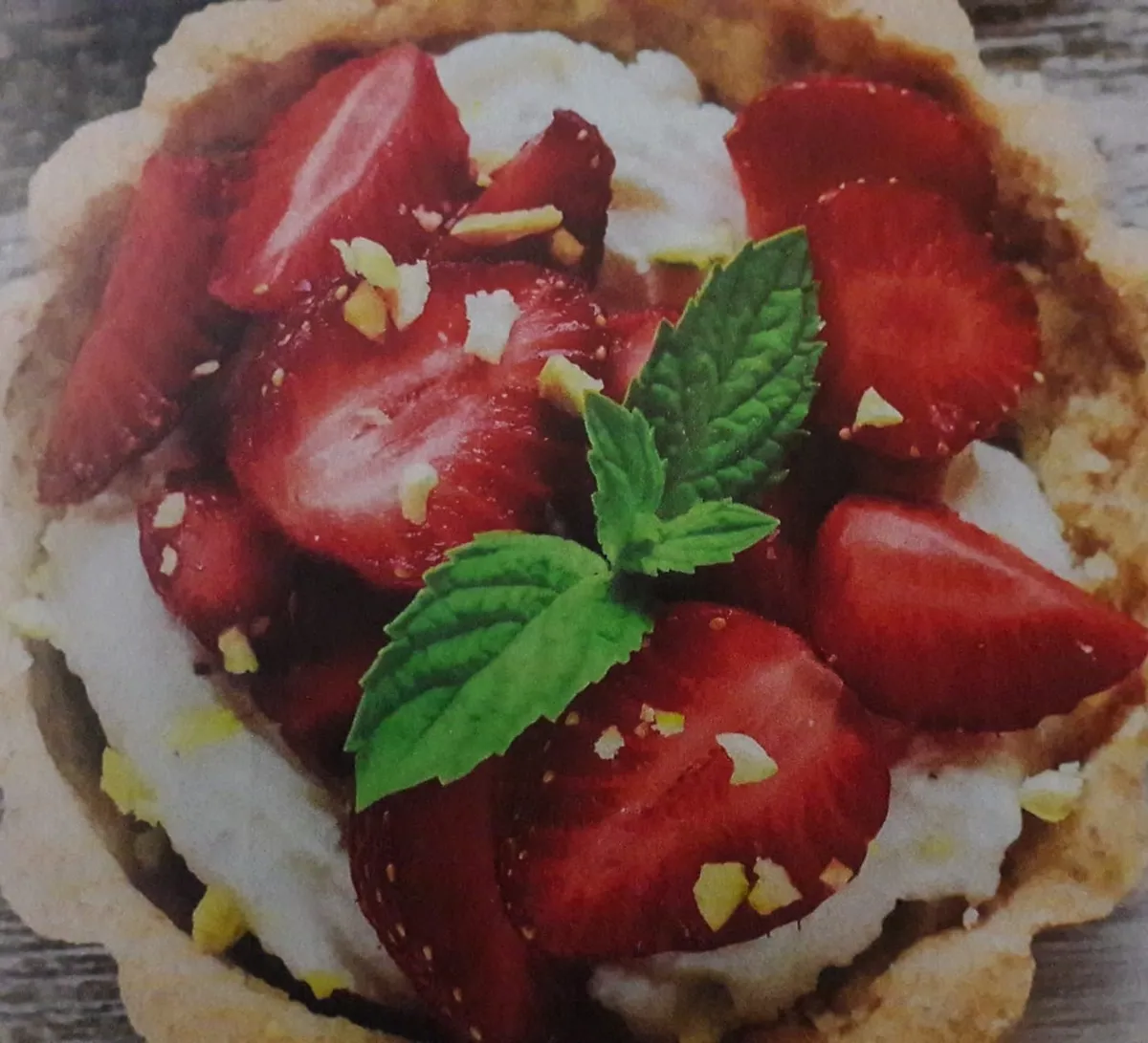 Tarteletes de chantili com morangos