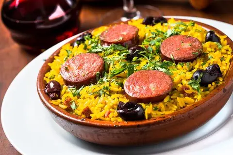 Arroz de Pato com Azeitonas