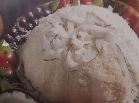 Bavarois de coco