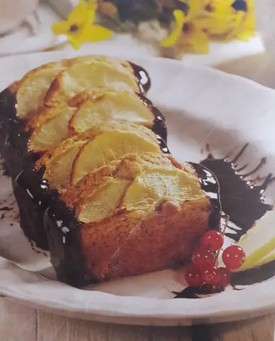 Bolinhos de maçã com chocolate
