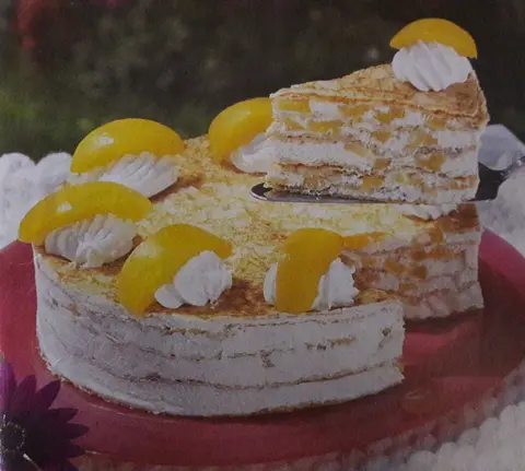 Bolo de pêssego