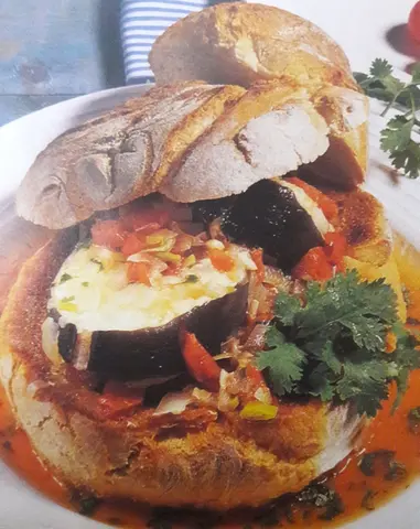 Caldeirada de safio no pão