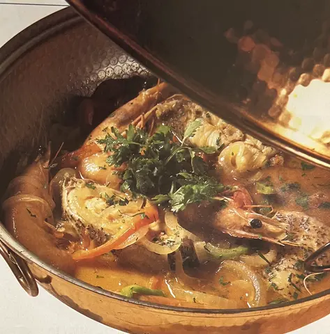 Cataplana de Cherne e Camarão