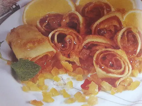 Crepe com Laranja
