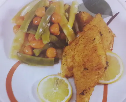 Dourada com Legumes