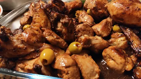 Frango frito á filipino 
