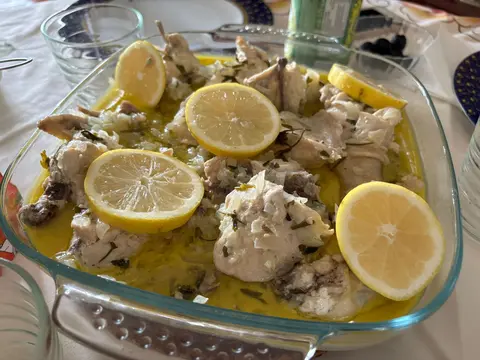 Frango Suado com Iogurte