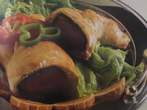 Lombo de novilho em brioche