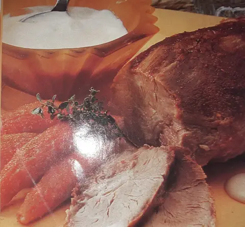 Lombo de Porco com cenouras