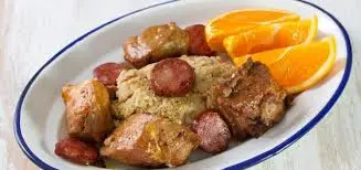 Migas à Alentejana com Carne de Porco