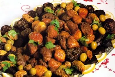 Migas de Porco e Enchidos