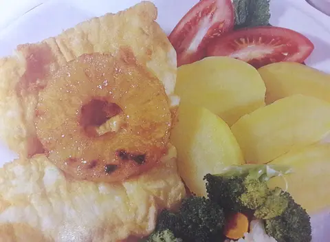 Peixe-Espada com Legumes