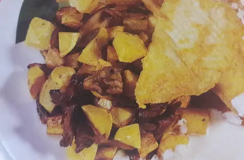 Pescada com Batatas e Cogumelos