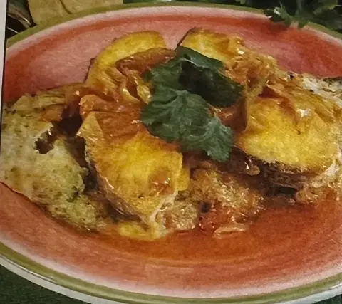Pescada com migas de brócolos