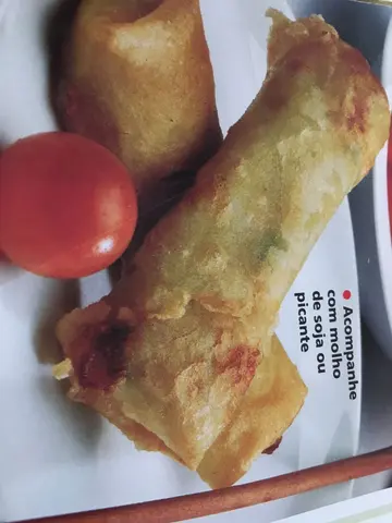 Rolinhos chineses com legumes