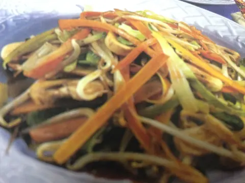 Salteado Colorido na Wok
