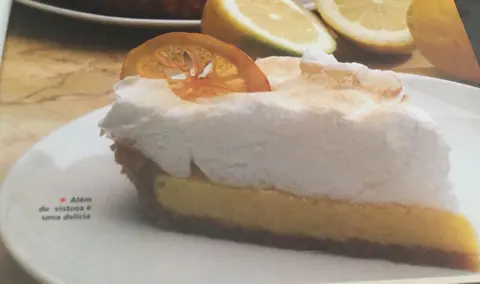 Tarte de limão merengada