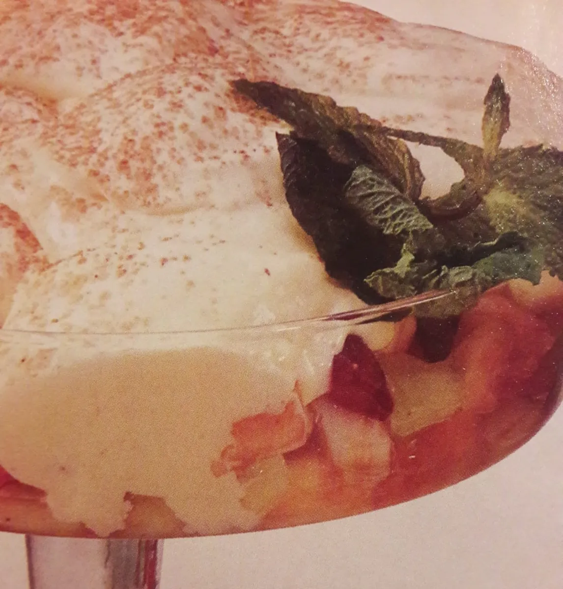 Tuti-Fruti com gelado de manga